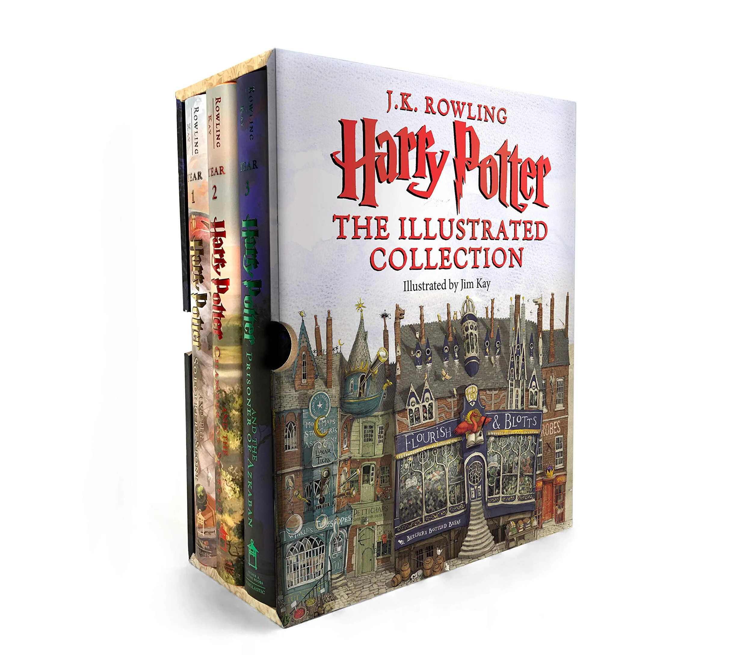J.K. Rowling, Jim Kay, Harry Potter Illustrated Books — Big Blue
